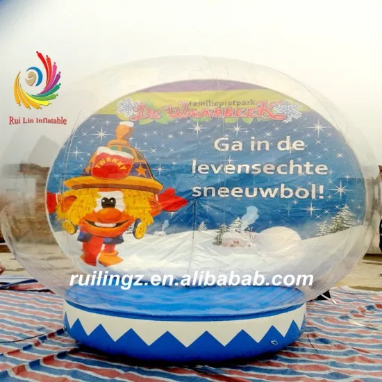 Outdoor cheap inflatable snowball balloon, Inflatable Christmas Ornaments Ball