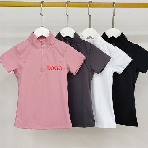 New 6-12 Age Equine Clothing Children Tops