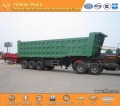 3 essieux Dump semi-remorque 60000kg