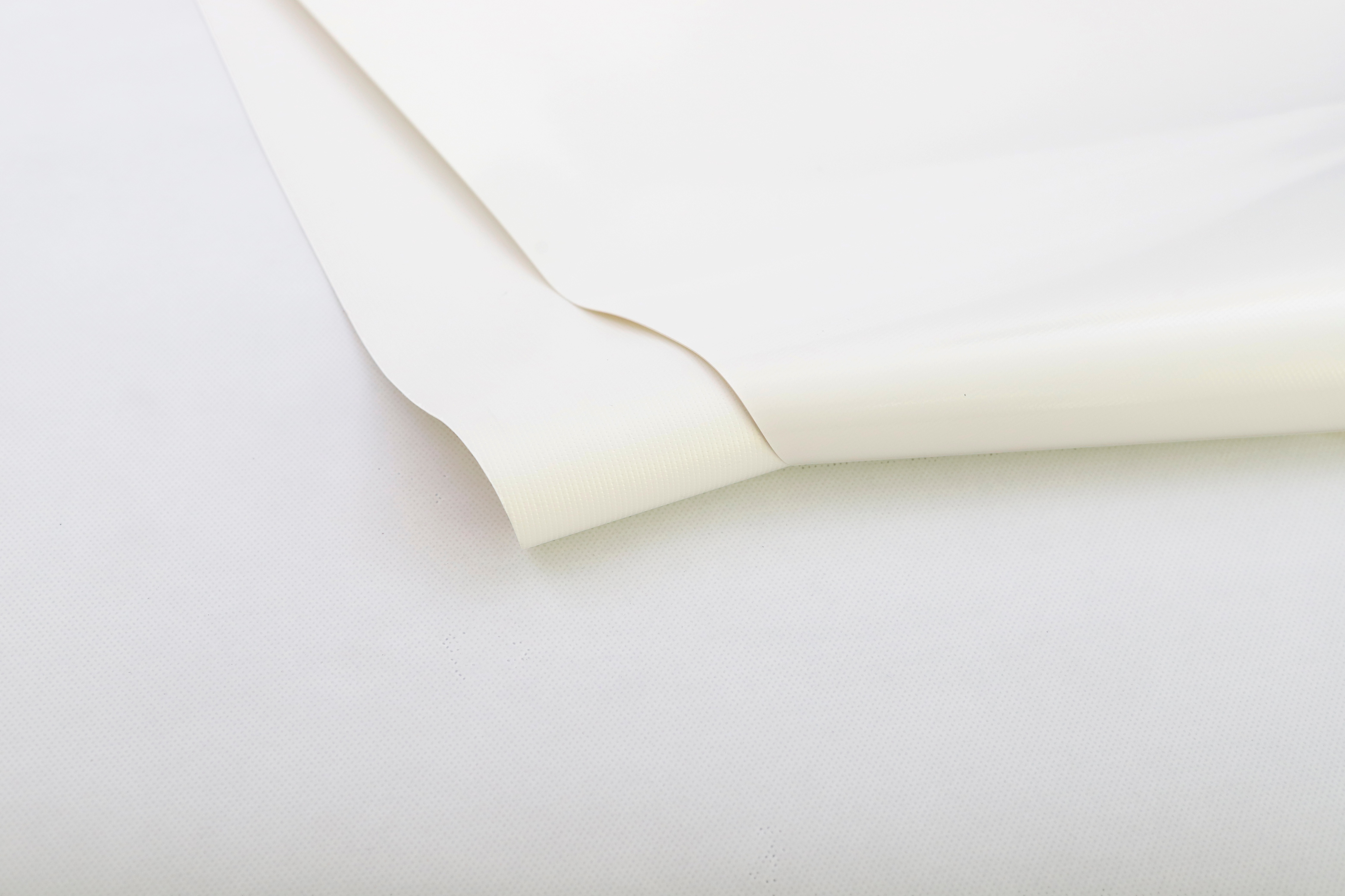 Lona cubierta de PVC blanca