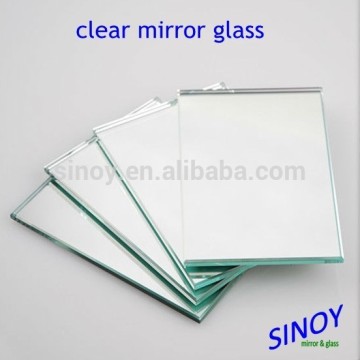 Jumbo Size Stock Sheet 2mm to 6mm Clear Aluminum Mirror Glass from magnetron sputtering coated float glass, max size 2440 x 3660