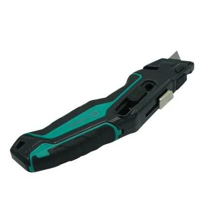 Toughbuilt Scraper Utility Knife - Safety Retracting Paper Cutter with Blade Storage