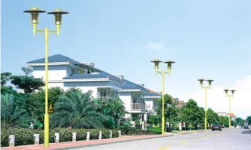LED Iron Steel Garden Lamp