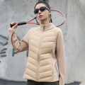 Winter White Duck Horse Riding Women Jacket