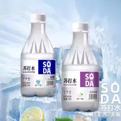 Tea flavored soda water