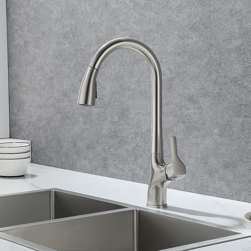 Pull-down Faucet with Universal Outlet