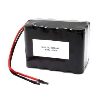 NiMH 18V 4200mAh High Capacity Battery Pack