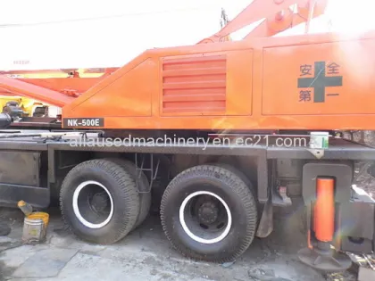 used Kato NK500E truck crane