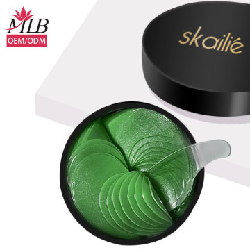 Green Tea Anti-Puffy Korean Hydro Gel Eye Masks with Green Seaweed and Collagen