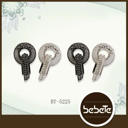 crescent shaped crystal buttons for mink coat