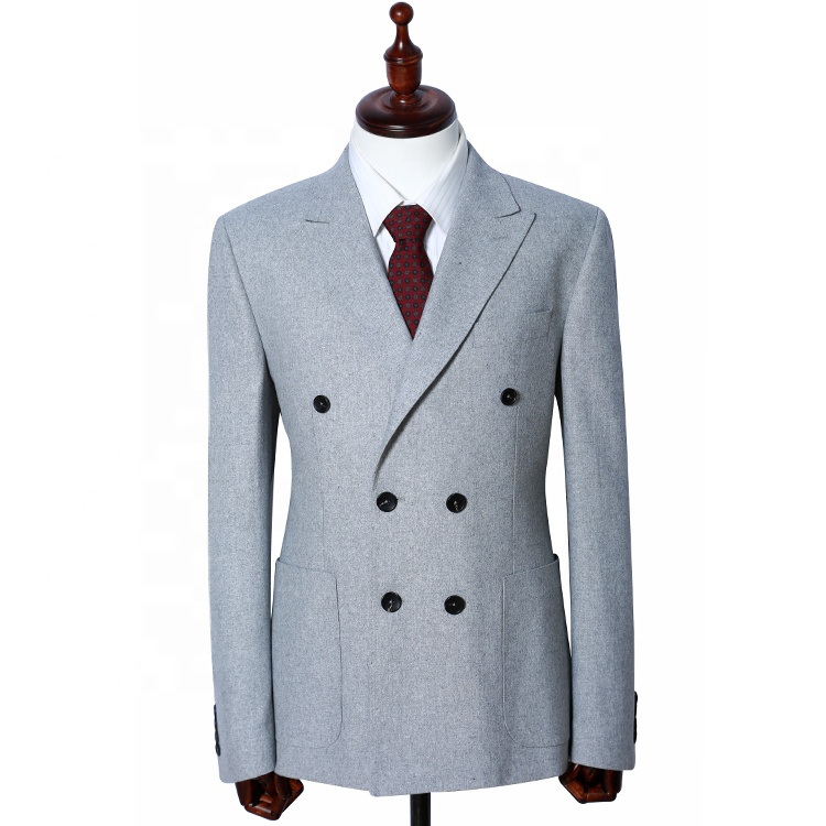 เสื้อเบลเซอร์กระดุมสูงทรงเข้ารูปสำหรับการสวมใส่อย่างเป็นทางการ