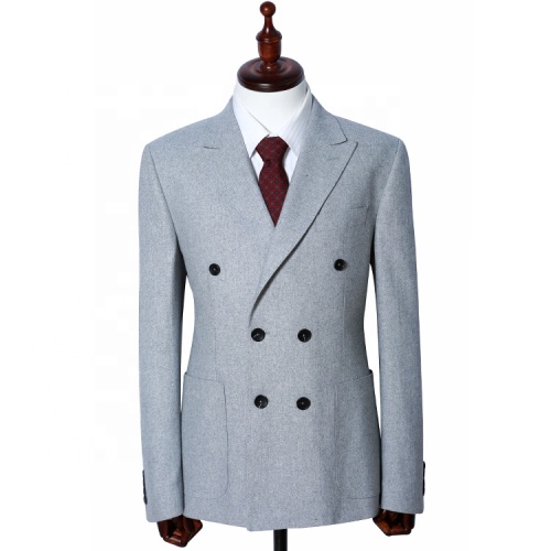 เสื้อเบลเซอร์กระดุมสูงทรงเข้ารูปสำหรับการสวมใส่อย่างเป็นทางการ