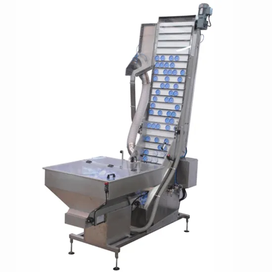 Automated Beverage Bottle Cap Elevator System for Screw Caps