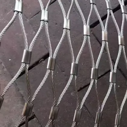 stainless steel anti-fall safety wire rope mesh