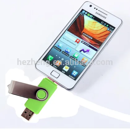 High Quality Cheap Price Gurantee Colourful Swivel OTG USB Memory Stick 32GB For Samsung
