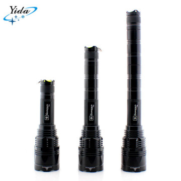 Y62 10W black aluminum high bright rechargeable XML-T6 5 mode led flashlight torch