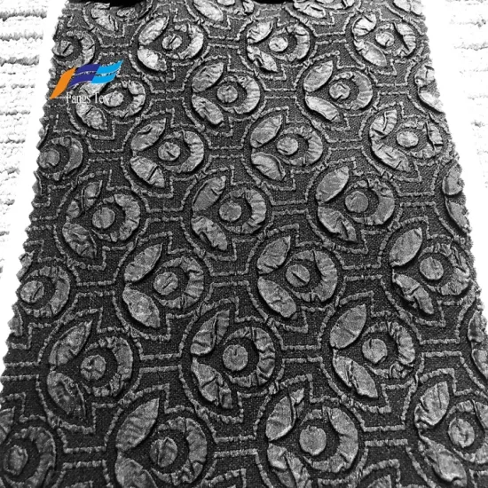 Hot sale folding bubble jacquard fukulo fabric abaya