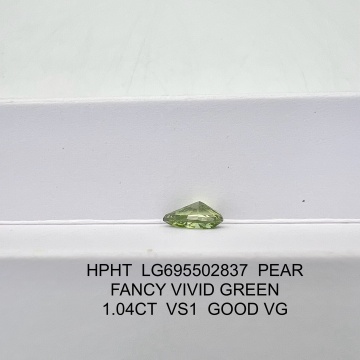 แหวนเพชร Green Lab ลูกแพร์ 1.04ct VS1