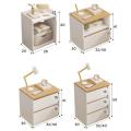 Bedside Cabinet Storage Shelf Rack Drawer Coffee Tea Table Storing Cupboard