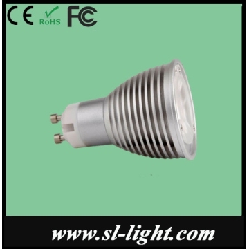 3x2W LED Spotlight GU10 6W 300lm with FCC Approved