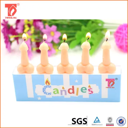 Paraffin wax sexy dildo candles/ cock wax candle