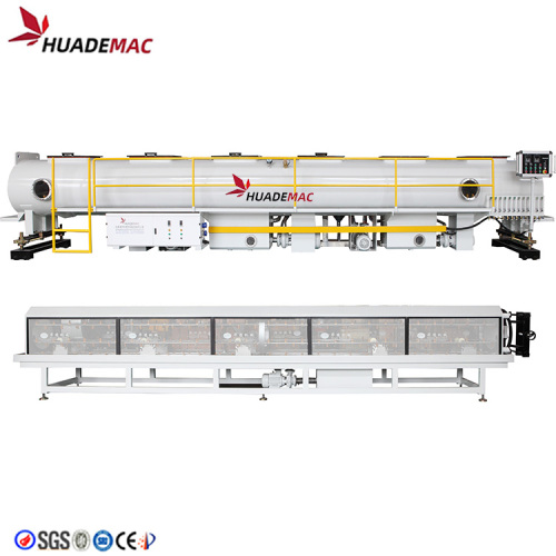 HDPE PE pipe extrusion production line machine
