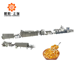 Hot sale breakfast cereal corn flakes making machinery