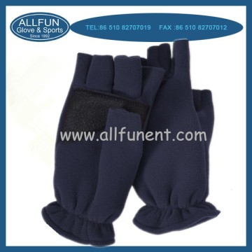 2015 new design women polar fleece fingerless gloves