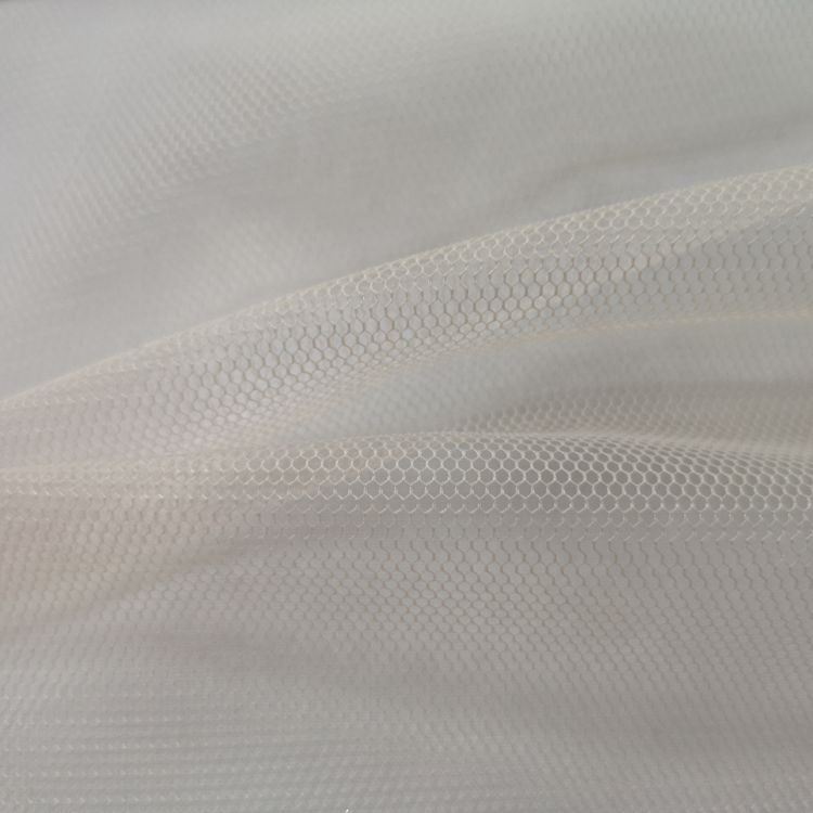 Tissu de mariage de filet de maille de tulle de tricot de polyester 50D