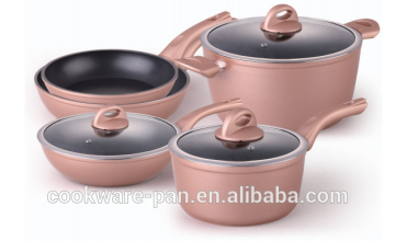 2015 Best Selling European Forgeing aluminium non-stick frying pan set