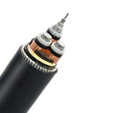 3 Core 15kv Medium Voltage Aluminum XLPE/PVC Power Cable