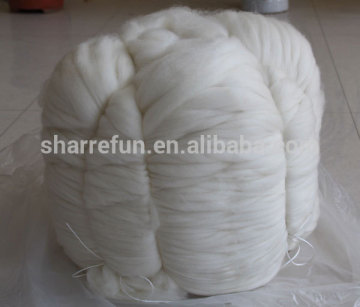 Factory wholesale mongolian cashmere roving tops for spinning worsted cashmere yarn