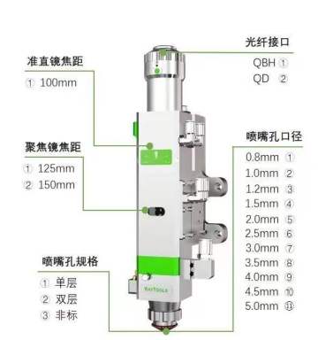 Raytools BT-240 fiber laser cutting head lasercutting head