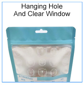 stand up bag with window