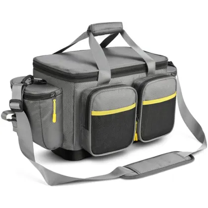 Multi-functional Fishing Tackle Bag Waist Pack Fishing Lures Tackle Gear Utility Storage Bag Travel Fishing Tote Bag
