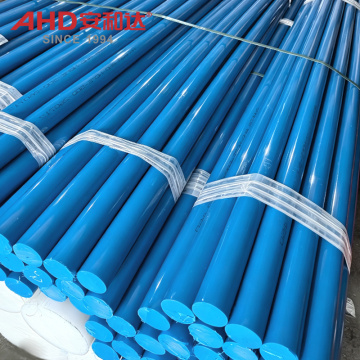 Barra redonda de polietileno de alta densidad de varilla redonda de HDPE azul