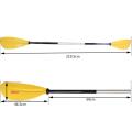 pala de kayak de aluminio, pala de fibra de vidrio kayak