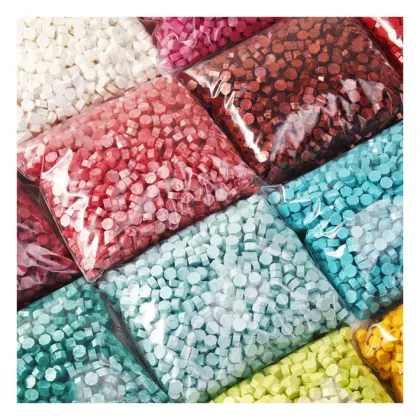 Antique Colorful Custom Packing Wax Seal Stamp - 500g Wax Seal Beads