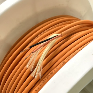 Cavo in fibra ottica in plastica arancione a prova di fuoco 1.0*2,2*6,0 mm Pof Digital Transmissiekabel Round Duplex