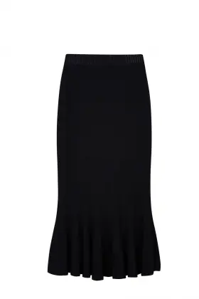 Women's Knitted Elastic Waist Fishtail Lady Skirt