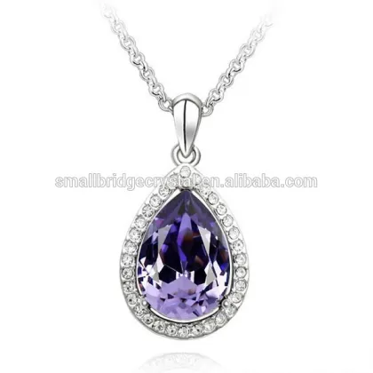 crystal pendant necklace