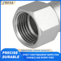 Encaixe de tubo de aço inoxidável de precisão para conexão de torneira