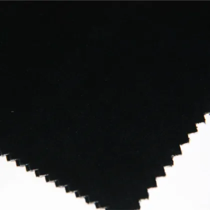 Navy 100% polyester dense velvet sofa fabric