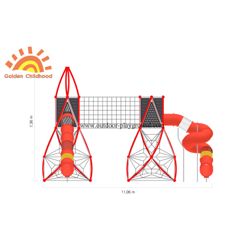 Hinterhof-Spielplatz der Kinder für Verkauf