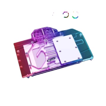 Bykski GPU Water Block สำหรับ Palit/Maxsun RTX 3090/3080 เกมร็อค OC - RGB Water Cooler + Backplate