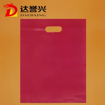 Eco Friendly Reusable Plastic Die Cut Bag