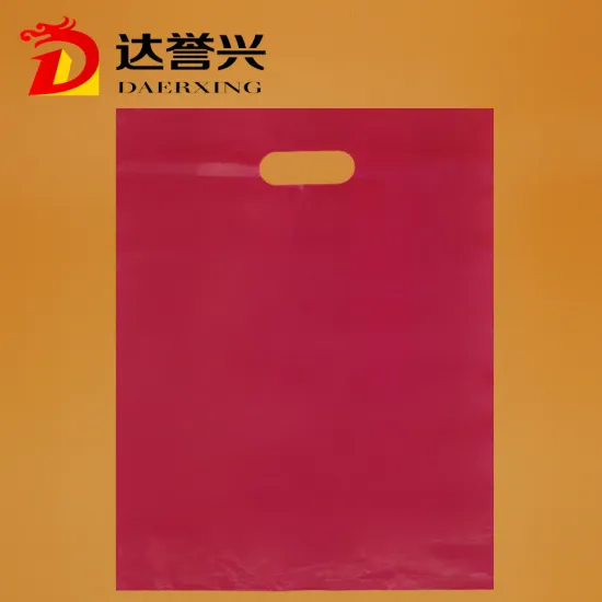 Eco Friendly Reusable Plastic Die Cut Bag