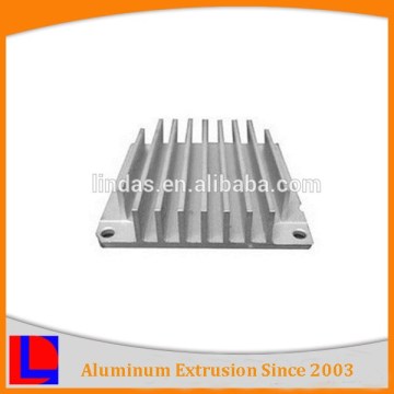 6000 series extrusion CNC machined aluminum heat sink for trains