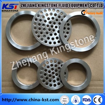 China Factory 3A approved Sanitary SS304 filter plate and ring for spools