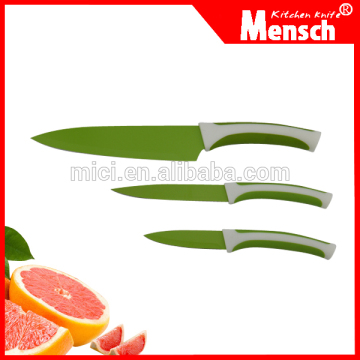 3pcs noble green fruit knife set